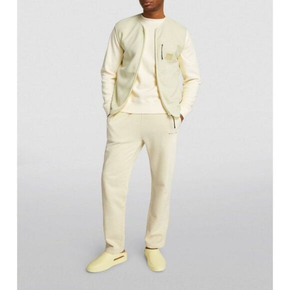 RAINS Bodywarmer Unisex Fleece Vest in Straw                                 522 - Picture 2 of 15